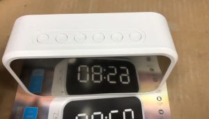 LED Digital Clock Speaker Table Clock Bluetooth Speaker Desk Clock Digital Alarm Clock Speaker Jam Meja Digital 时钟 闹钟