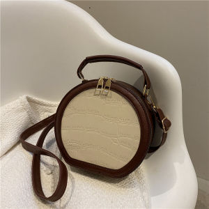 Fashionable All-Match Small Bag for Women New New Arrival Western Style Shoulder Bag Versatile High Quality Easiest for Match Messenger Bag Small round Handbag for Women