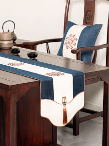 New Chinese Table Runner Zen Tea Plancemat Coffee Table Tea Table Cloth Tea Table Tablecloth Bench Fabric Modern Minimalist Tea Cloth Tea Towel