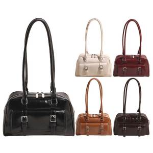 Trendy Women Tote Bag with Multiple Compartments PU Leather Shoulder Bag for Daily Use and Travel