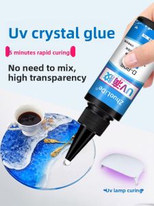 ZHUOLIDE | Crystal Dropping Gel for DIY Transparent Resin UV Curing Fast Drying Odorless