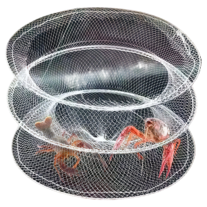 Three-layer Fishing Net for Shrimps and Crabs