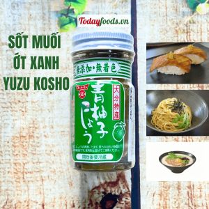 Sốt Muối Ớt Xanh YUZU KOSHO Fundokin Nhật Bản 50G | Ăn kèm sashimi lẩu mì trộn salad