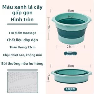 SIVASS | Bồn Ngâm Chân Gấp Gọn Cách Nhiệt Di Động