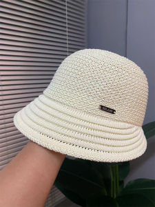 Mũ Lưới Dệt Kim Thoáng Khí Mùa Xuân Hè Mới Cho Nữ Phong Cách Hàn Quốc Đơn Giản Đa Năng Nhỏ Gọn Che Nắng Có Thể Gập Lại