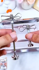 Magnetic Mosquito Coil Bracket Stainless Steel Magnetic Mosquito Clip Home Incense Mosquito Tool For Household Bedroom