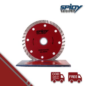 SPIDY Mata Pisau Pemotong Keramik Kering atau Turbo 105x2x16/20mm Ubin Beton Adesite Red Diamond Saw Blade 4" Gergaji Berlian