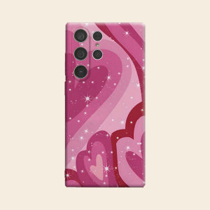 BILIBILI | Gradient Sparkle Heart Luxury Fashion Full Lens Protective Case for Samsung Galaxy S26 S25 S24 A56 A36 Plus Ultra