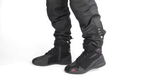 Men‘s Motorcycle Riding Shoes Ankle Boots Microfiber Suede Upper Reinforced Protection Breathable Reflective Commute Street Gear