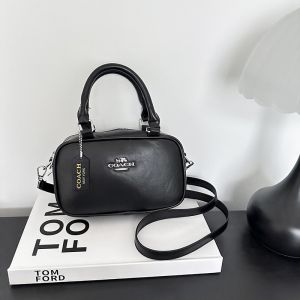 [With Box]New womens bag Boston shoulder 2024 handbag printed crossbody bag fashion pillow lightweight forest series explosive