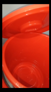ZOOEY BRAND HIGH-QUALITY COLORED KENDI BUCKET W/ COVER AND HANDLE WATER PAIL / TIMBA/WATER CONTAINER STORAGE BUCKET/UTILITY PAIL