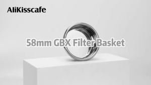 AliKisscafe 58.5mm Giỏ Lọc Cà Phê Espresso Bằng Thép Không Gỉ Chính Xác Phù Hợp Cho Portafilter 51mm 54mm Tương Thích Với Dụng Cụ Pha Cà Phê Delonghi Breville Phụ Kiện Cà Phê