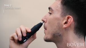 BOVEM Orbit Trimmer 2.0: Electric Nose Hair and Ear Hair Trimmer Rechargeable For Men Grooming