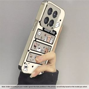 Guanglu | Hand-painted Cartoon Cute Mirror Anti-drop Phone Case