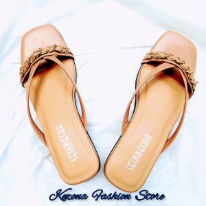 KEZONA / Sandal wanita Dewasa flat Strap 3cm / Sepatu wanita / terbaru 2023 / sandal jepit wanita