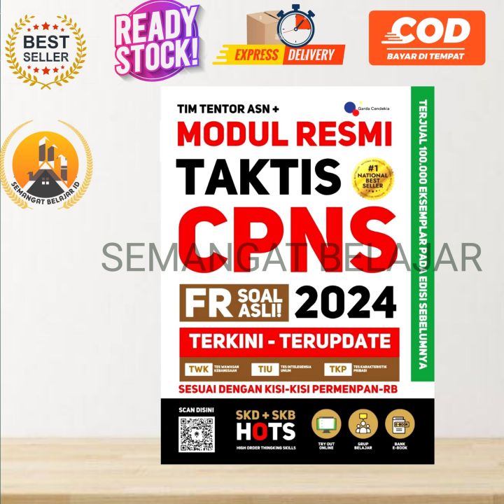 BUKU CPNS 2024 EDISI TERBARU - BUKU MODUL RESMI TAKTIS CPNS 2024