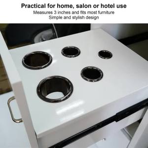 Hair Dryer Holder Rust Proof Firm Stainless Steel Hair Dryer Stand for Bathroom Hotel Hair Dryer Rack Wall Mount