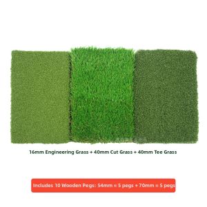 Foldable Non-slip Tri-Grass Golf Practice Mat