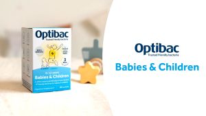 Men vi sinh Optibac Babies & Children hỗ trợ tiêu hóa tăng cường miễn dịch cho bé từ 0 - 12 tuổi hộp 30 gói