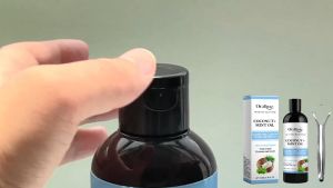 ORALHOE Coconut Mint Mouthwash with Tongue Scraper 100ml