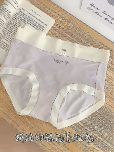 SEA AMILA กางเกงในผู้หญิงเนื้อนิลอนไร้รอยต่อ สบายๆ สวมใส่สบายหายใจได้ดี