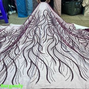 (HARGA SETENGAH METER) kain tulle korea full payet/cocok buat gaun pestadress nikahan/kain kebaya payet full