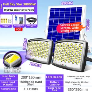 MaiMeng | Ultra-bright Wide-angle Curved Solar Outdoor Lighting Waterproof Dual Lights