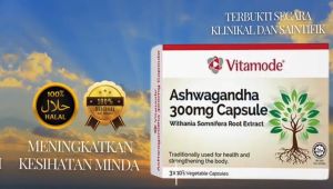 Vitamode Ashwagandha 300Mg Caps 30s Helps reduce tiredness & support calmness  EXP 07/26