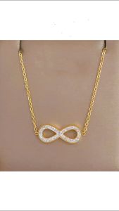 OYJR สร้อยอินฟินิตี้แฟชั่นสวยๆ สร้อยสแตนเลสสวยๆ สำหรับผู้หญิง