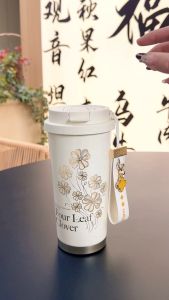 GERM Tumbler Kalis Bocor Botol Air Termos Leakproof S31603 Stainless Steel Clover Hot/Cold Thermos Water Bottle 500ml