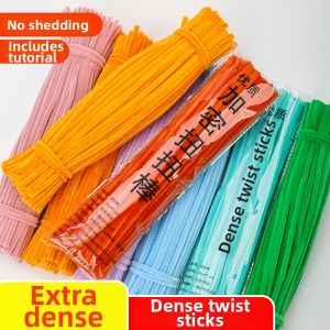 Colorful Fluffy Chenille Sticks DIY Crafting Kit
