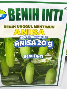 Benih Mentimun Lalap Anisa 20 g Benih Inti dataran menengah tinggi biji bibit timun lalapan hydroponik hidroponik