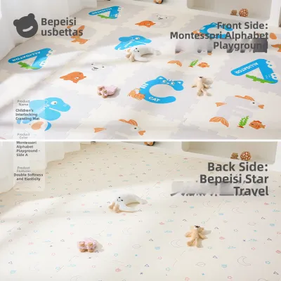 Usbettas | Toxic-Free Shock-Resistant Thick Baby Crawling Mat