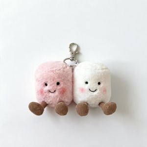 Golf Ball Plush Keychain Capybara Keychain Volleyball Plush Toy Hippo Turtle Plush JC Bag Charms