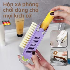 JUANSE | Khay Xà Phòng Đa Năng Di Động Với Bàn Chải Tạo Bọt