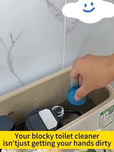 [SG Ready Stock]Automatic Toilet Bowl Cleaner Toilet Blue Flush Deodorizer Toilet Bowl Flush Cleaner/350g/Buy 3 Get 2