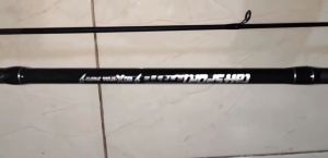 [TERMURAH COD] TaffSPORT Conquest Joran Pancing Carbon Fiber Telescopic 2 Segments 1.8M / Joran Pancing CASTING / Alat Memancing / Aksesoris Memancing - TM0156 - Black