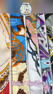 TWILLY SYAL ( 100% IMPORT ) ** TERMURAH ** / Lilit Hamper / Scraf Tas / Pita Ikat Rambut Ala Korea