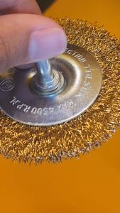 Tolsen Industrial Circular Grinding Wire Brush w/ ShankFor Drill (50mm 75mm 100mm)