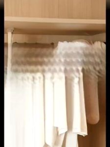 Wardrobe Hanger Slide Without Punching Expandable And Pull-out Style Underwear Suspender Bra Organizing And Storage Rack With Multiple Hooks