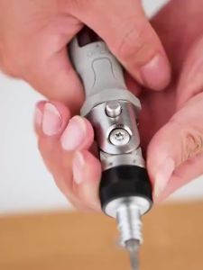 Obeng Multifungsi 11 In 1 Panjang 190Mm/Set 1/4 Inch Hex 180 Derajat Kepala Obeng Ratchet Screwdriver Perkakas Reparasi Rumah