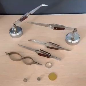 เครื่องประดับบัดกรีแหนบตรงปลายโค้งเชื่อมแหนบเครื่องมือ