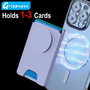 Grippopso Universal Magnetic Phone Card Holder With Griptok Phone Card Case Wallet Socket Phones Wallet And Magnetic Ring