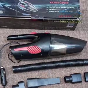 Máy Hút Bụi Mini Có Dây Trên Ô Tô Cầm Tay Nhỏ Gọn Tiện Lợi (12V+ Điện 220V)