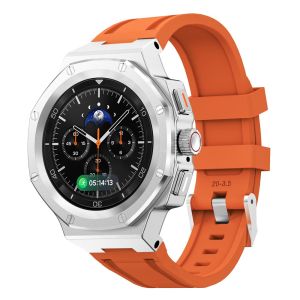 Metal Bezel Mod Kit Case for Samsung Galaxy Watch 8 40MM 44MM Steel&Rubber Band Cover for Galaxy Watch 8 Classic 46MM Refit Kit