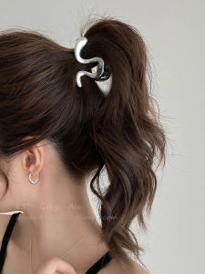 Kẹp Tóc Cá Mập Kim Loại Cao Cấp Cho Nữ Phong Cách Hàn Quốc Kẹp Tóc Nửa Đầu Đuôi Cao Kẹp Tóc Thời Trang Mới 2025