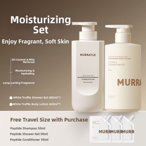MURRAYLE | Long-lasting Fragrance Anti-Mite Shampoo & Body Wash Set