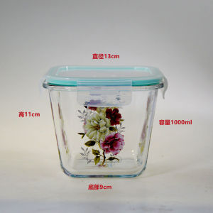 Hộp Đựng Thức Ăn Cho Bé Bằng Thủy Tinh AYMEIRLOCKGLASS Hộp Đựng Thức Ăn Dặm Di Động Cho Bé Hộp Đựng Trứng Hấp Cách Nhiệt