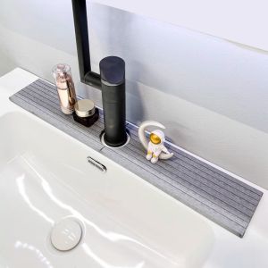 Thảm Thấm Hút Nhanh Bằng Bột Giun San Hô Dùng Cho Vòi Rửa Chén Nhà Bếp Và Phòng Tắm Thảm Chống Trượt Bằng Nhựa PVC Cho Phòng Tắm
