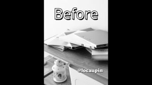 Locaupin Plastic Vertical File Folder Storage Organizer BinHold NotebooksBindersEnvelopesMagazines for Home Office